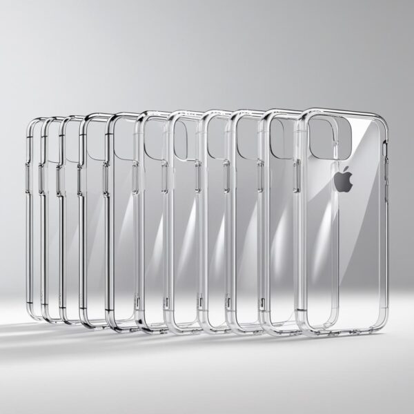 All iPhone  Covers - Transparent -  Soft Silicone Camera Protection Case