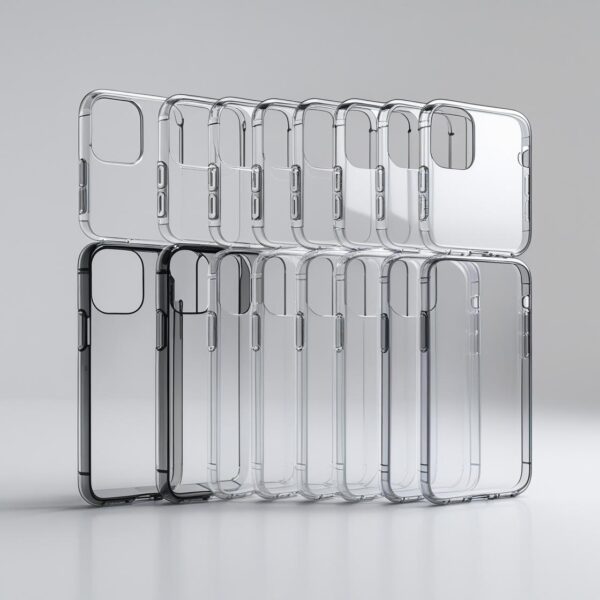All iPhone  Covers - Transparent -  Soft Silicone Camera Protection Case - Image 2